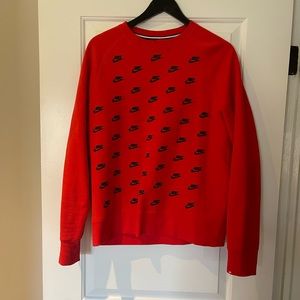 Red Nike Crewneck size medium